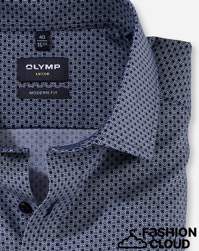 Hemden lange mouw navy OLYMP - Image 3