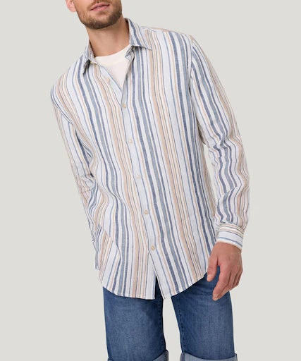 Hemden lange mouw navy Pierre Cardin - Image 4