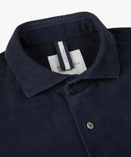 Hemden lange mouw navy Profuomo - Image 2