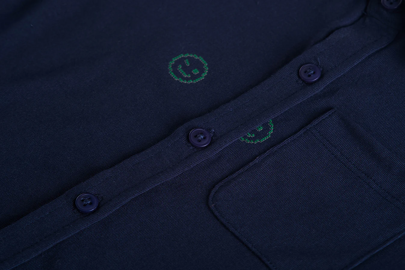 Hemden lange mouw navy Someone - Image 4