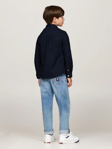 Hemden lange mouw navy Tommy Hilfiger - Image 2