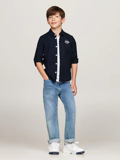 Hemden lange mouw navy Tommy Hilfiger - Image 5