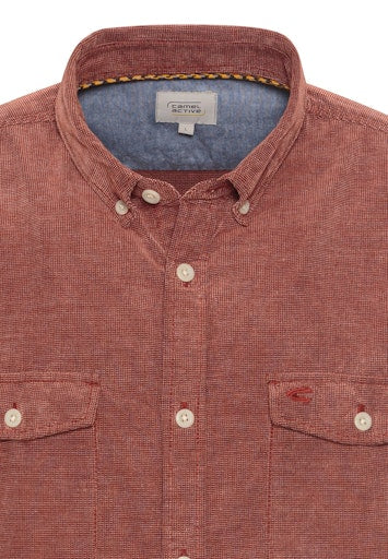 Hemden lange mouw rood Camel active - Image 3