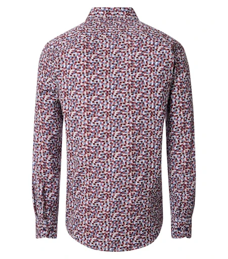 Hemden lange mouw rood Casa Moda - Image 4