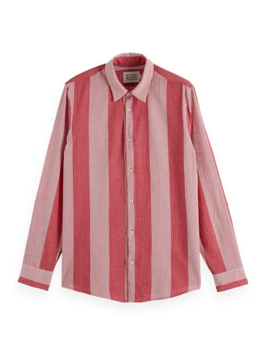 Hemden lange mouw rood Scotch & Soda