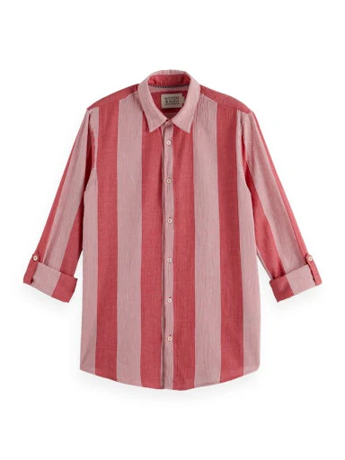 Hemden lange mouw rood Scotch & Soda - Image 4