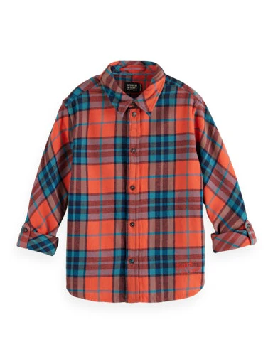 Hemden lange mouw rood Scotch & Soda