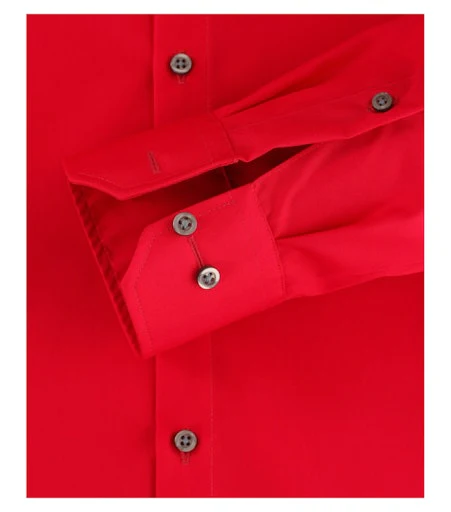 Hemden lange mouw rood VENTI - Image 2