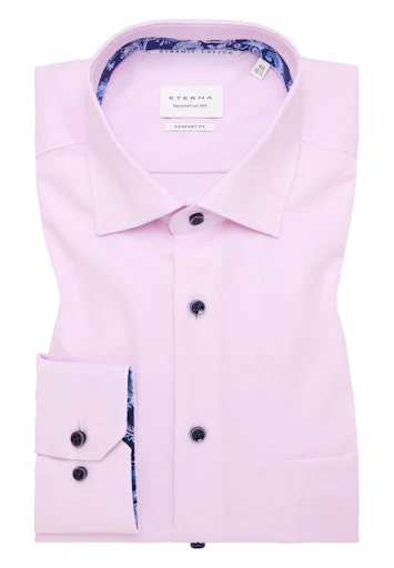 Hemden lange mouw roze ETERNA