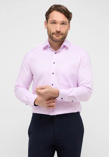 Hemden lange mouw roze ETERNA - Image 2