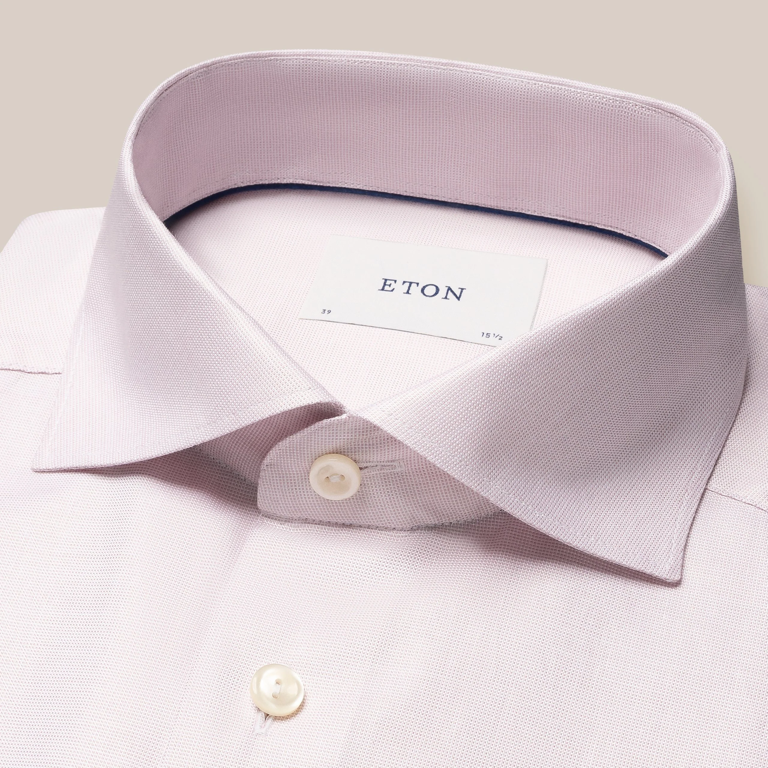 Hemden lange mouw roze ETON SHIRT - Image 3