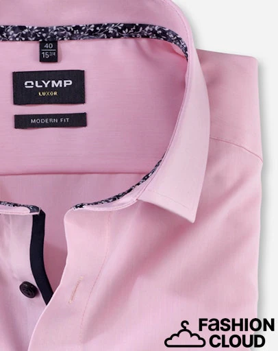 Hemden lange mouw roze OLYMP - Image 3