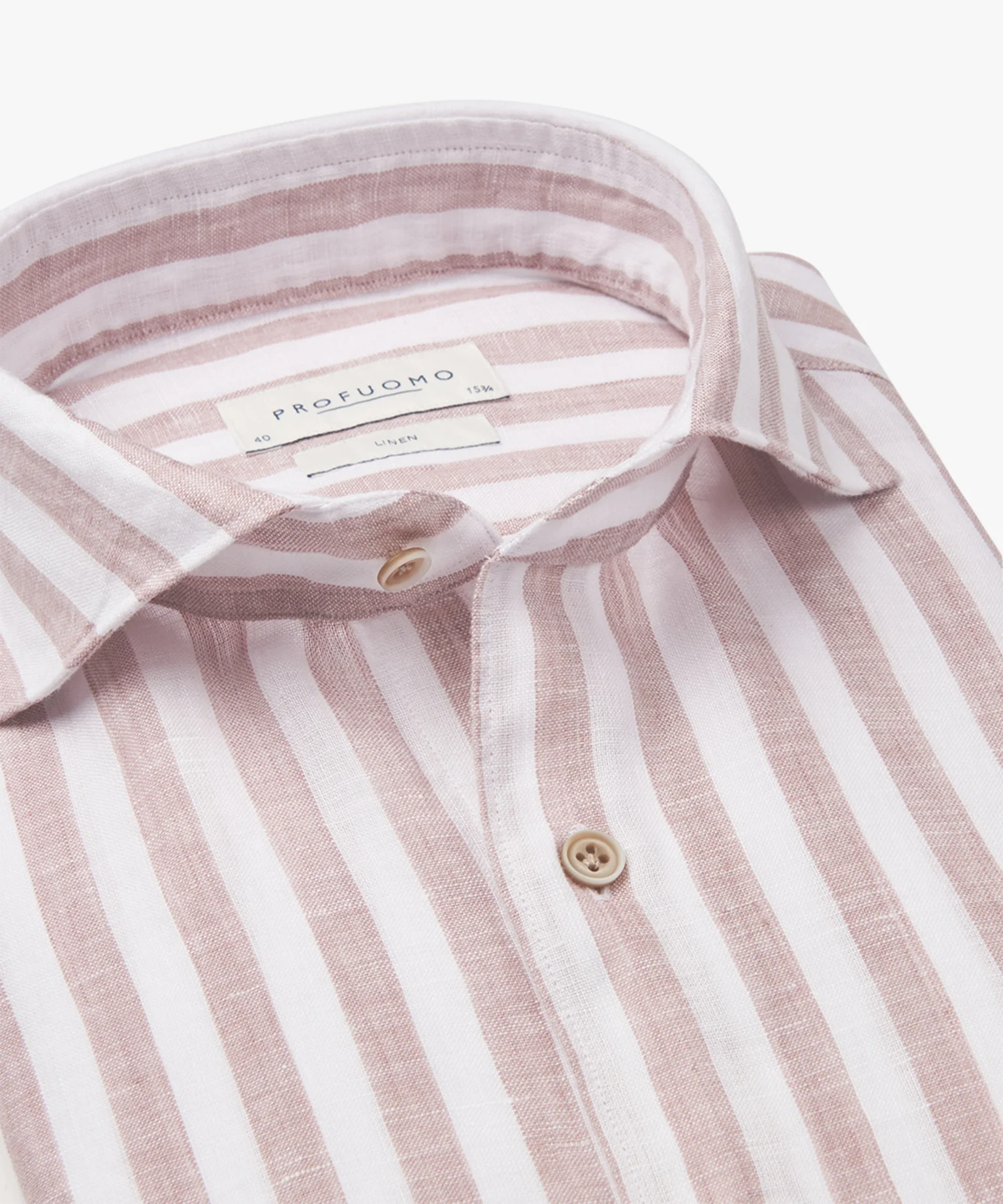 Hemden lange mouw roze Profuomo - Image 2