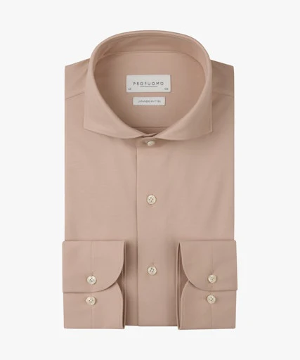 Hemden lange mouw roze Profuomo
