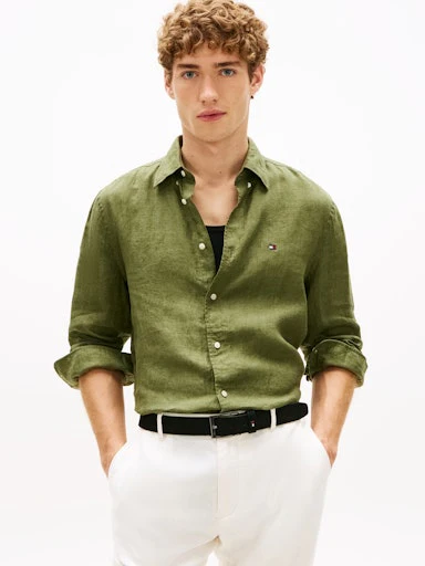 Hemden lange mouw Tommy Hilfiger