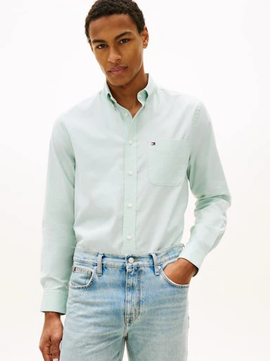 Hemden lange mouw Tommy Hilfiger