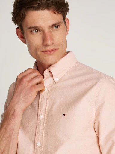 Hemden lange mouw oranje Tommy Hilfiger - Image 4