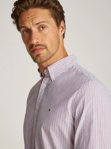 Hemden lange mouw rood Tommy Hilfiger - Image 4