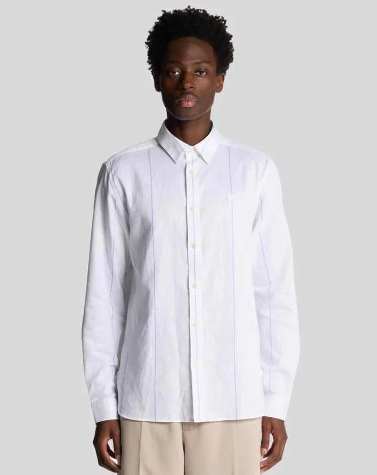 Hemden lange mouw wit Lyle & Scott