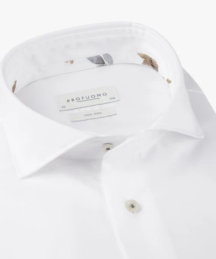 Hemden lange mouw wit Profuomo - Image 2