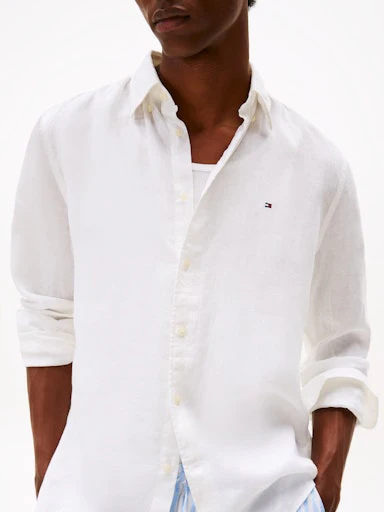 Hemden lange mouw wit Tommy Hilfiger - Image 4