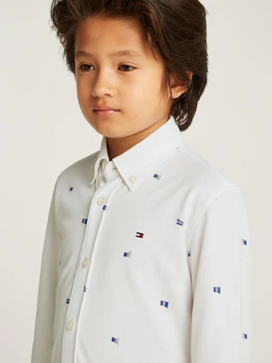 Hemden lange mouw wit Tommy Hilfiger - Image 3
