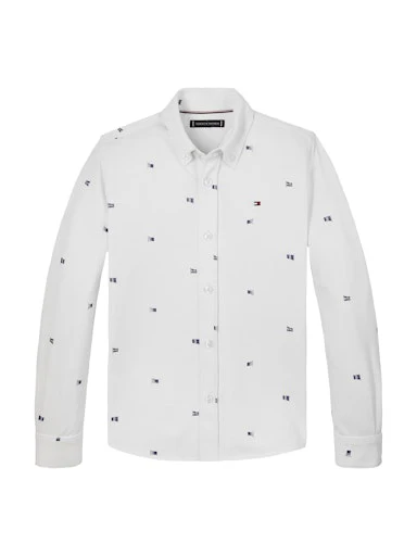 Hemden lange mouw wit Tommy Hilfiger - Image 4