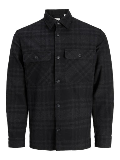 Hemden lange mouw zwart JACK & JONES