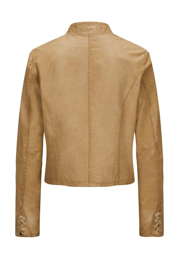 Leren jassen beige Milestone - Image 2