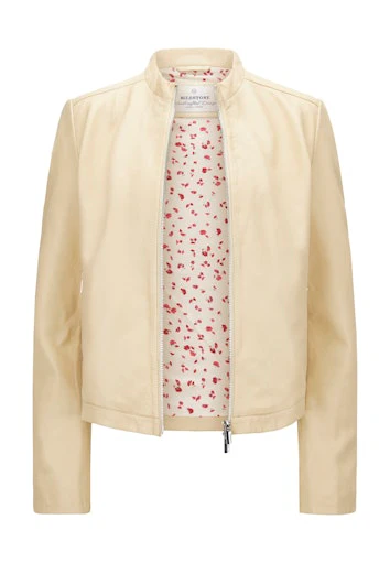 Leren jassen beige Milestone - Image 3