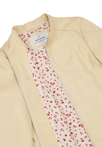 Leren jassen beige Milestone - Image 4