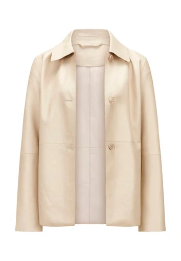 Leren jassen beige Milestone - Image 3