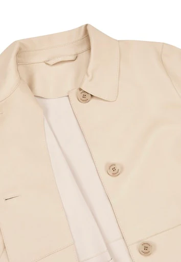 Leren jassen beige Milestone - Image 4