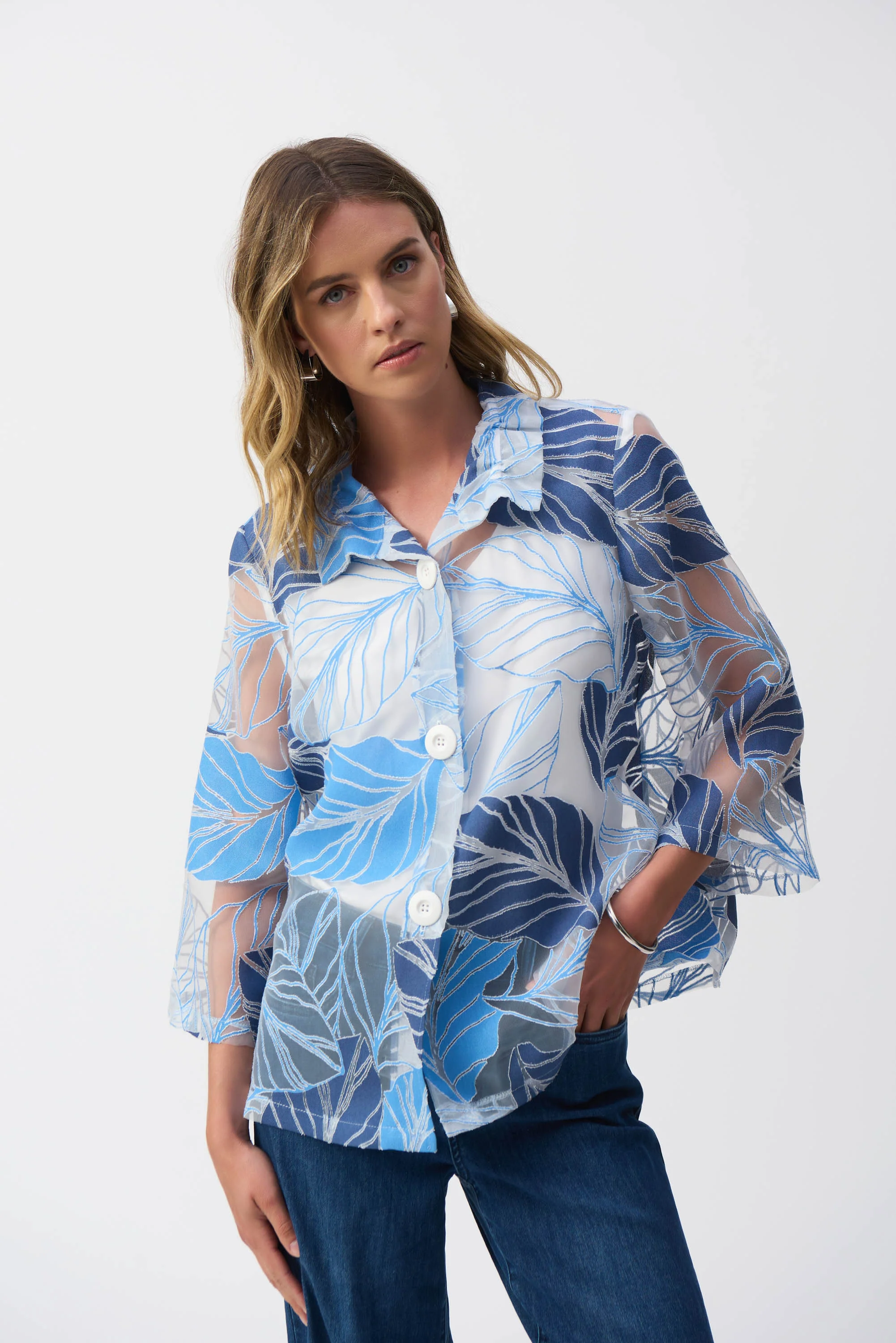 Jassen blauw Joseph Ribkoff - Image 3