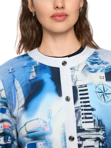 Jassen blauw Marc Cain Sports - Image 4