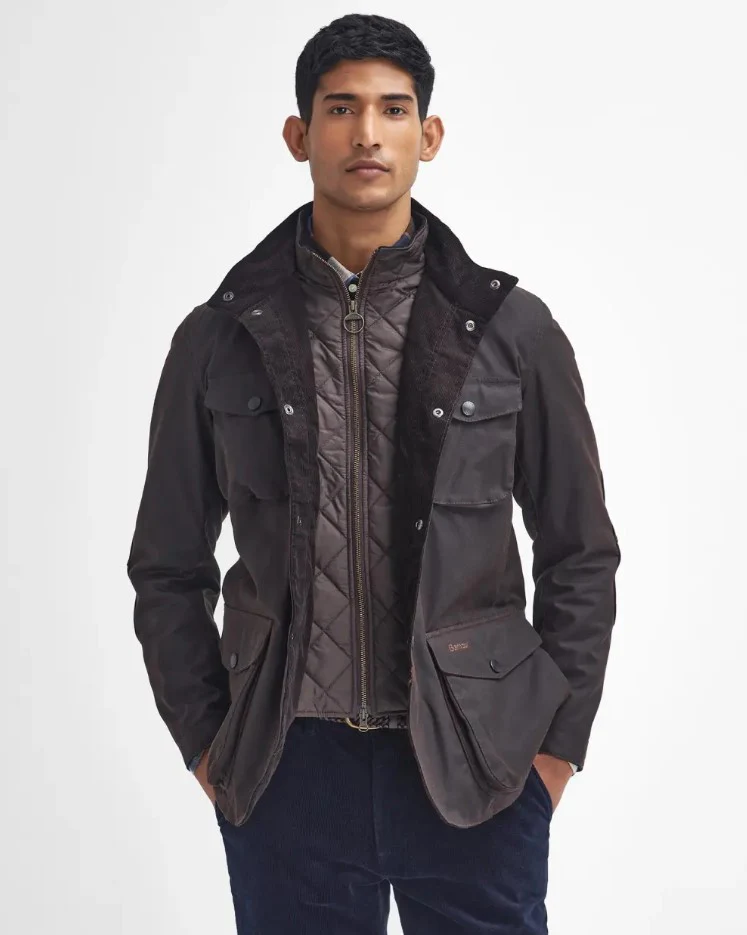 Jassen bruin Barbour