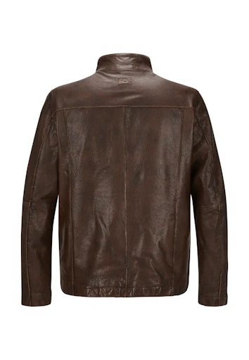 Leren jassen bruin Milestone - Image 2