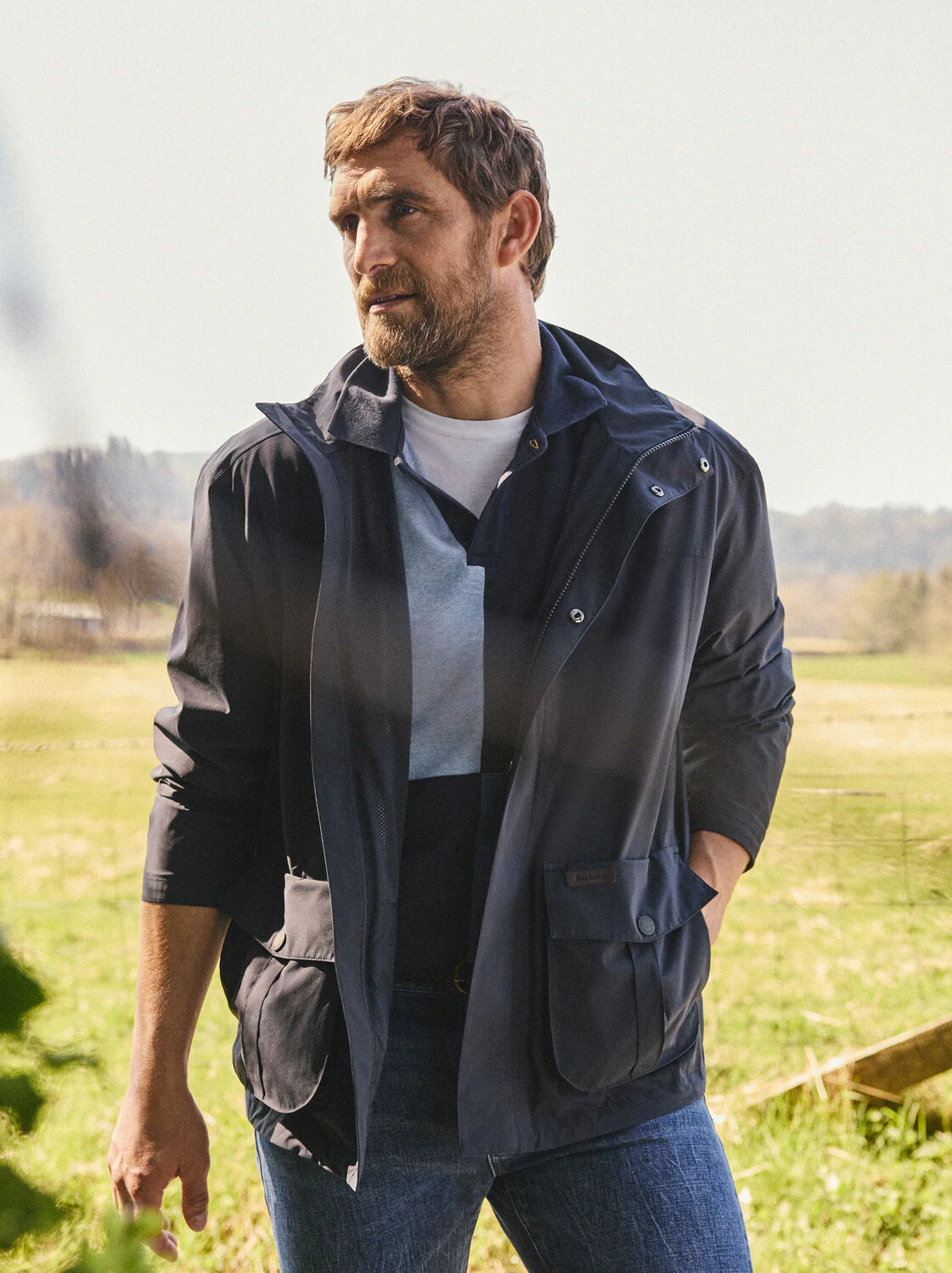 Jassen navy Barbour