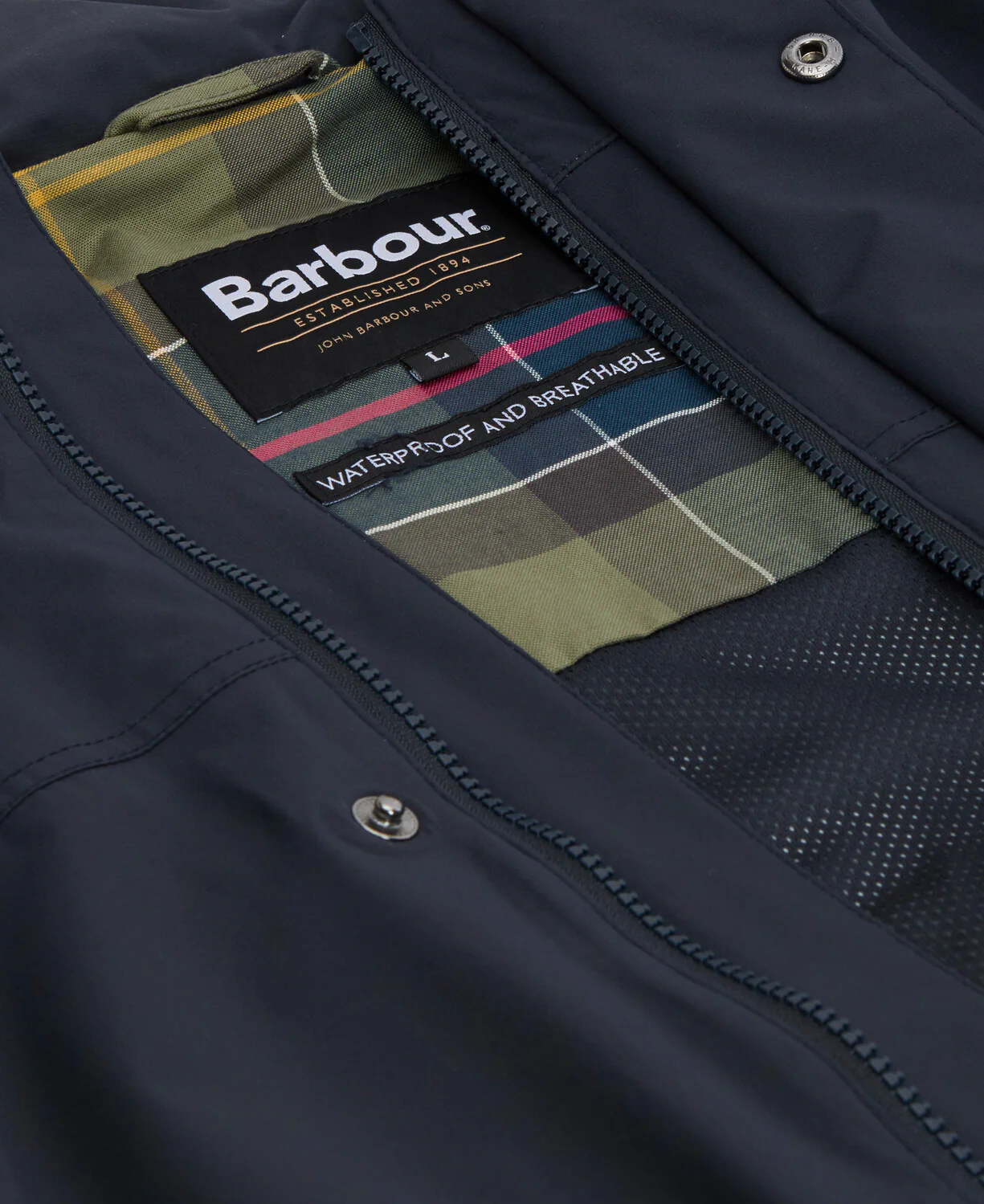 Jassen navy Barbour - Image 4