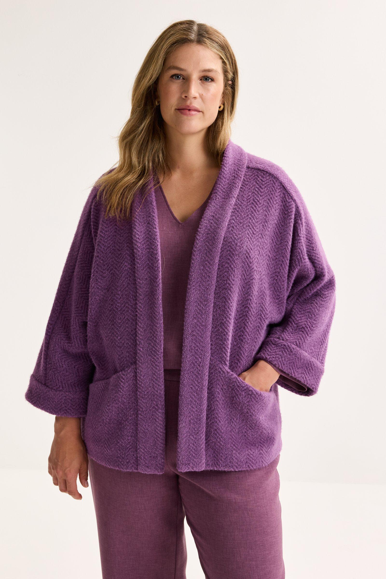 Jassen paars Mayerline - Image 2