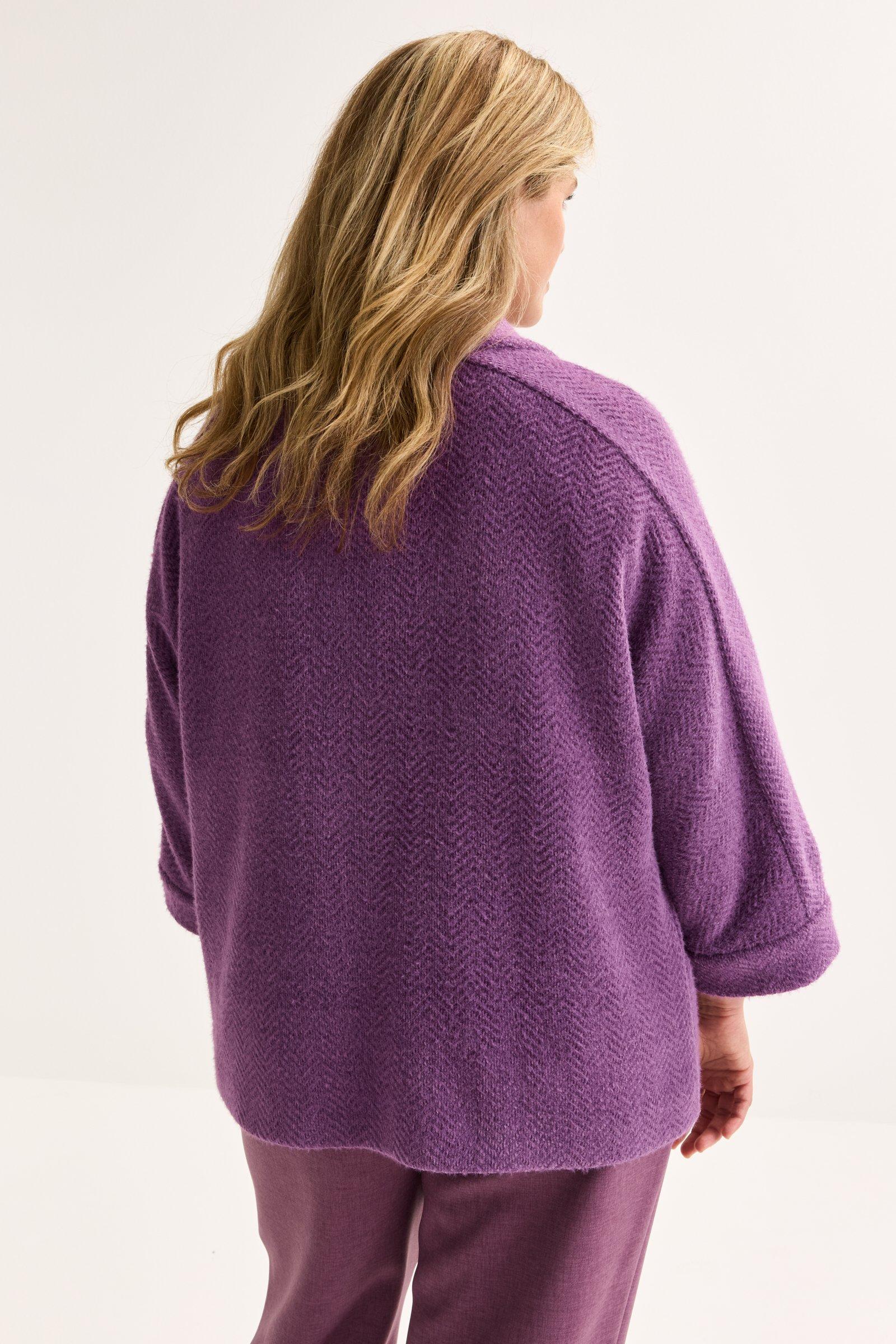 Jassen paars Mayerline - Image 3