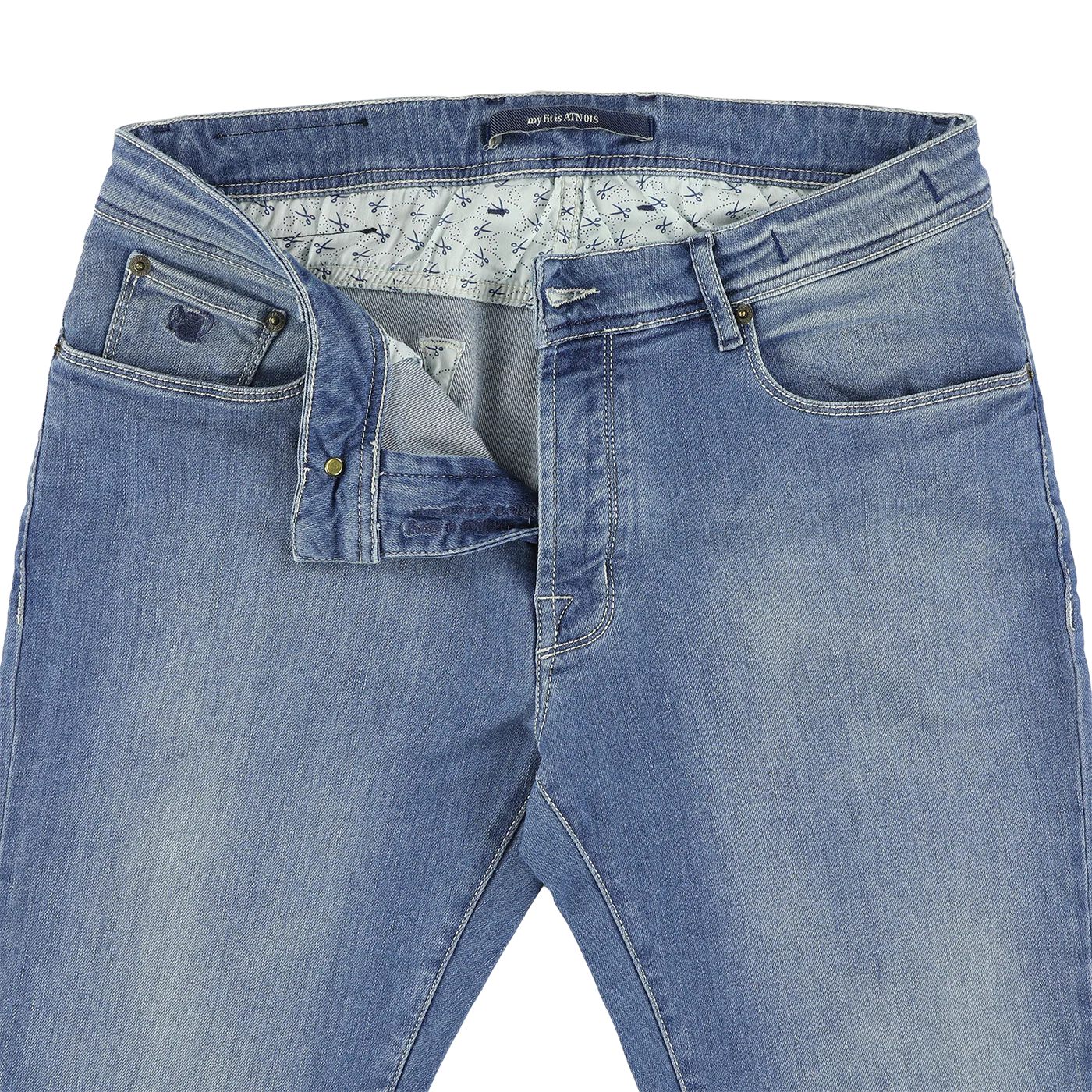 Jeans blauw Atelier Noterman - Image 4