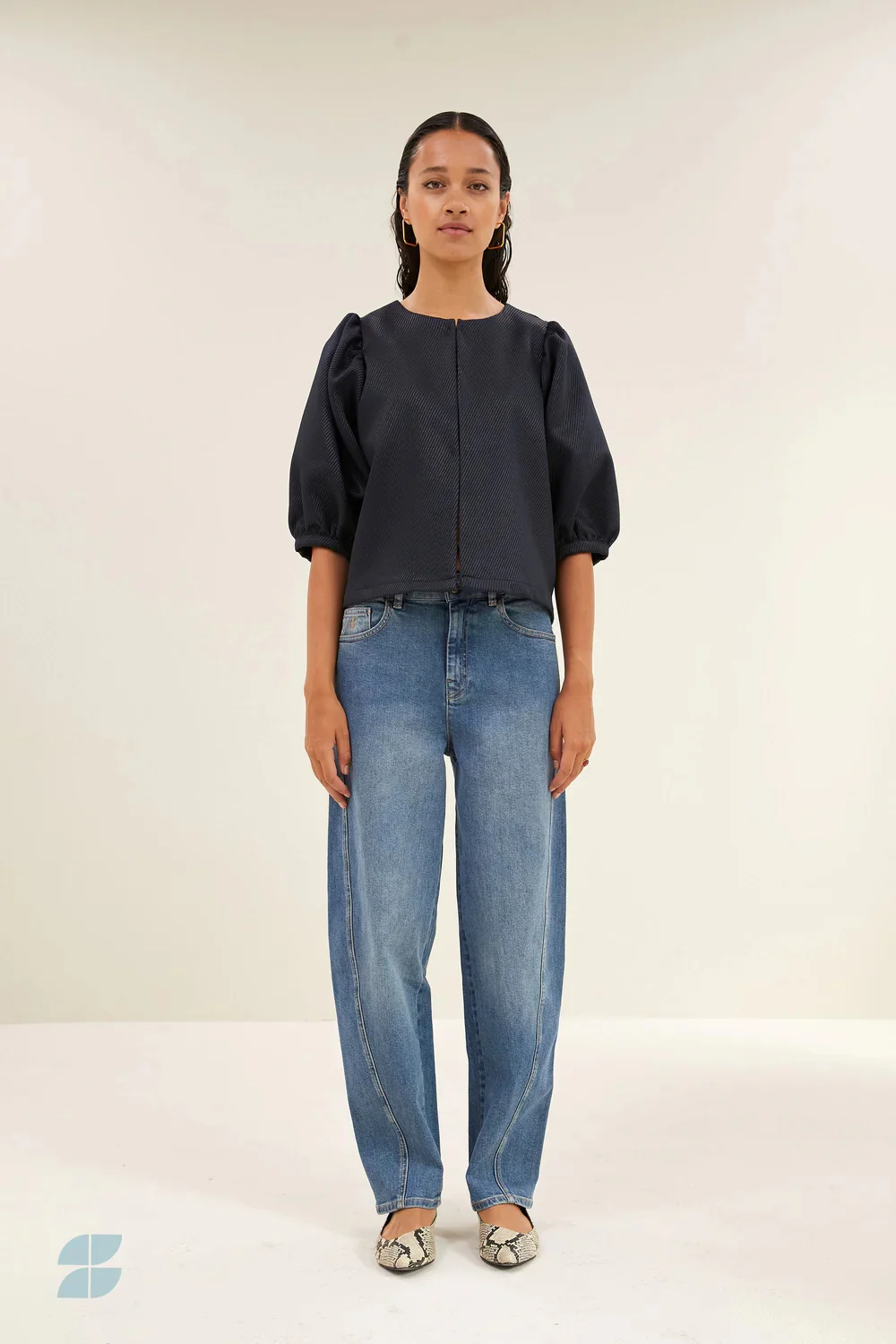 Jeans blauw by-bar