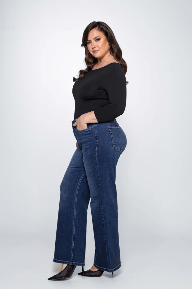 Jeans blauw FOX FACTOR.