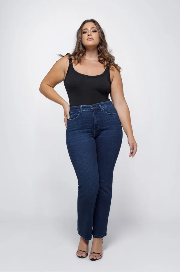 Jeans blauw FOX FACTOR.