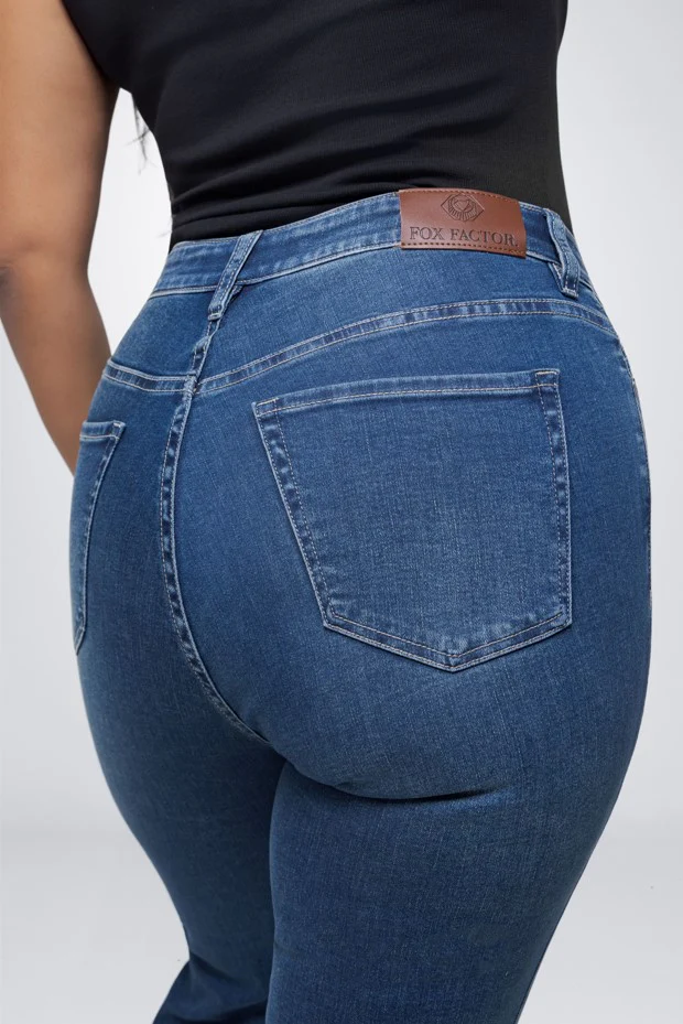 Jeans blauw FOX FACTOR. - Image 4