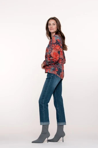 Jeans blauw Geisha - Image 5
