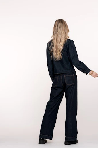 Jeans blauw Geisha - Image 3