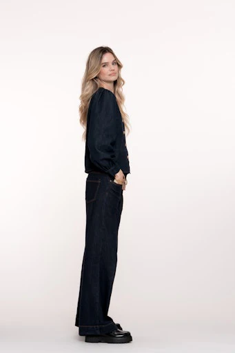 Jeans blauw Geisha - Image 5