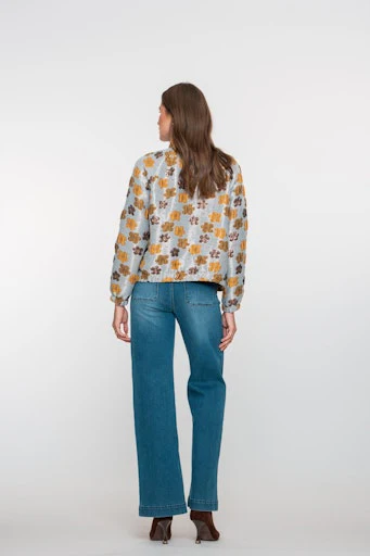 Jeans blauw Geisha - Image 3